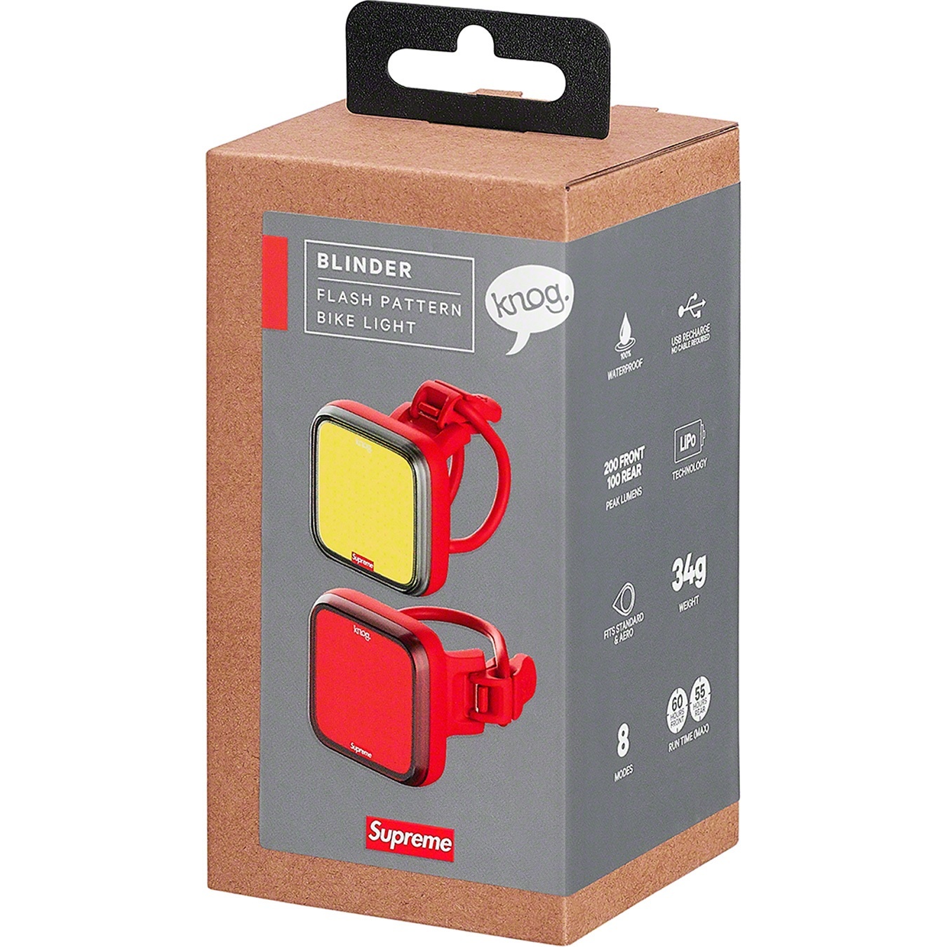 Supreme®/Knog Blinder Bicycle Lights (Set of 2) view 4